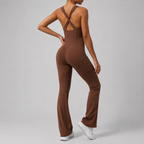 Crisscross Wide Strap Sleeveless Jumpsuit – Stretch Fit