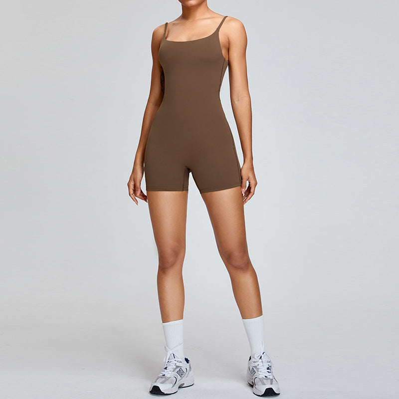 Women’s Seamless Yoga Jumpsuit Camisole for Fitness