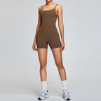Women’s Seamless Yoga Jumpsuit Camisole for Fitness