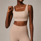 Women’s 3-Piece Yoga Outfit Set – Quick-Dry Nylon