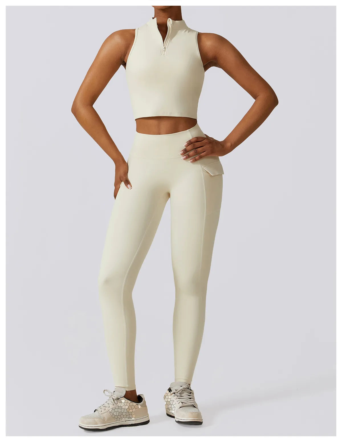 2PCS Women Tracksuit Yoga Set Workout Sportswear Gym Clothes Athletic Wear Fitness Bra High Waist Leggings Push Up Sports Suit
