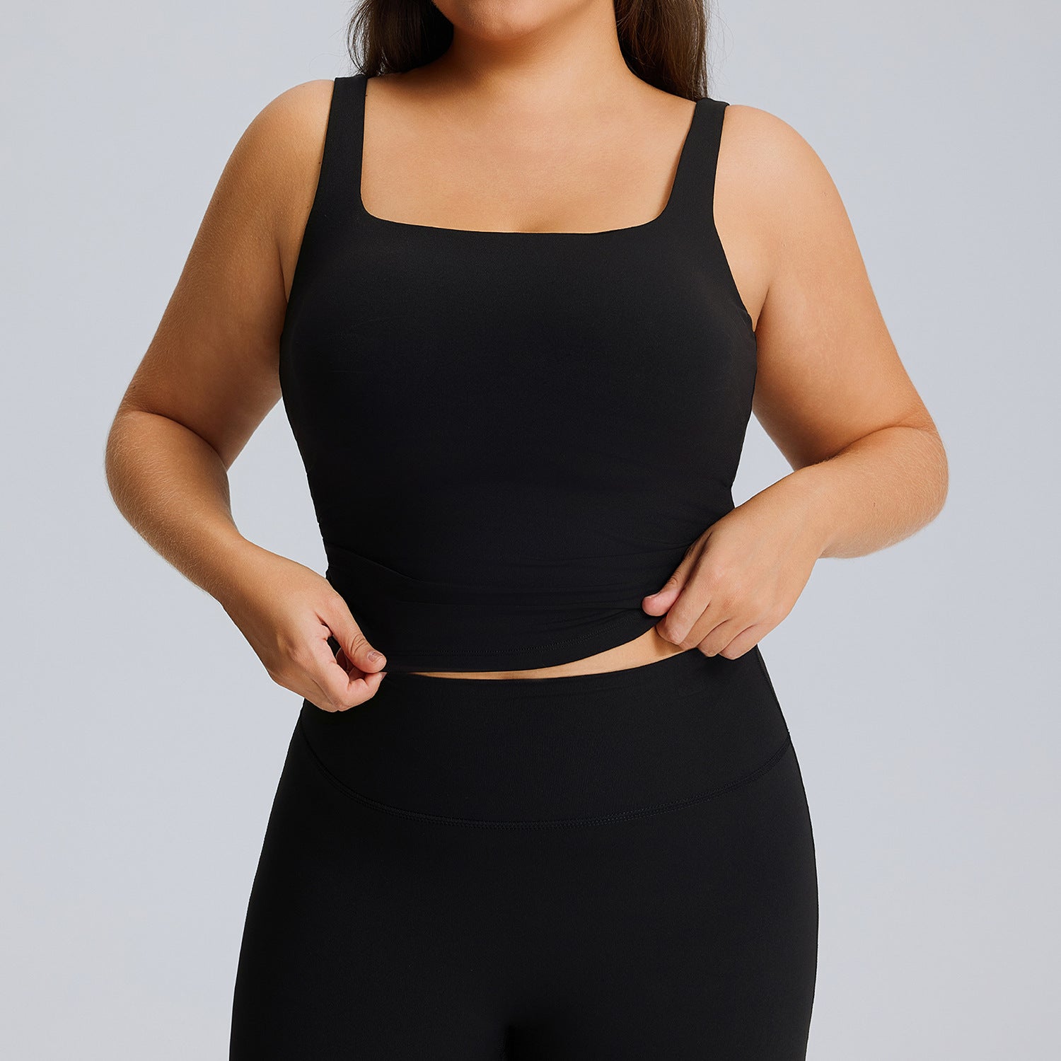 Straight yoga suit set sportswear women's outdoor running fitness suit set
