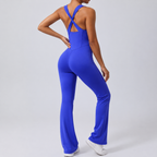 Crisscross Wide Strap Sleeveless Jumpsuit – Stretch Fit