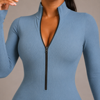 Women’s Seamless One-Piece Yoga Jumpsuit – Quick Dry