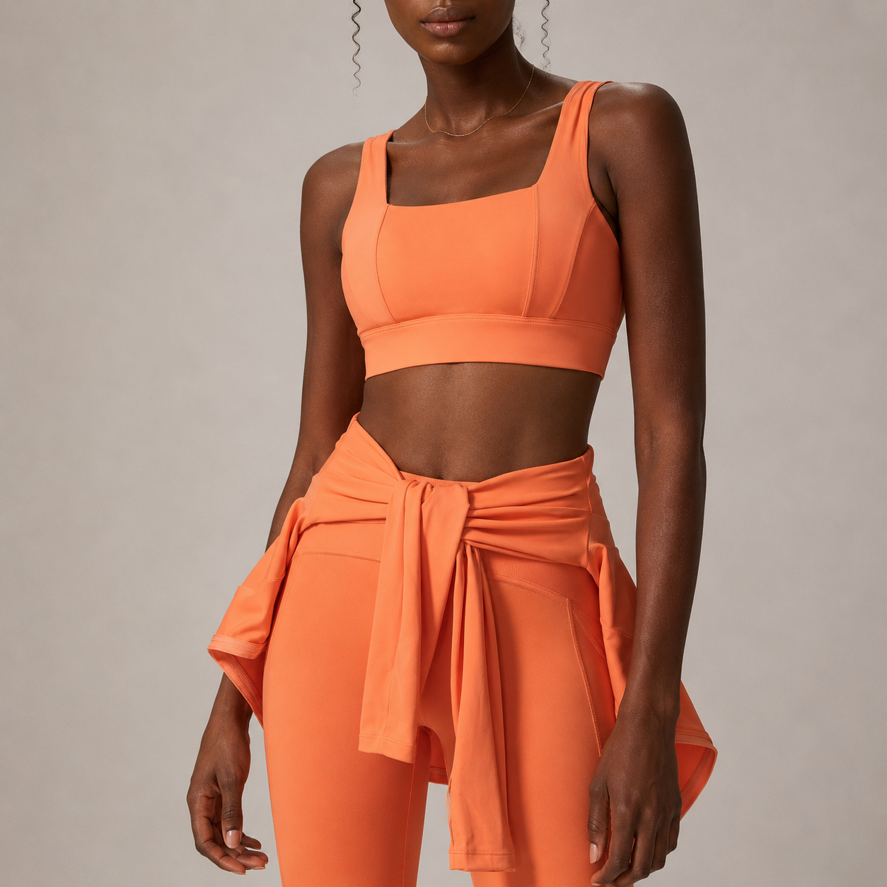 Women’s 3-Piece Yoga Outfit Set – Quick-Dry Nylon