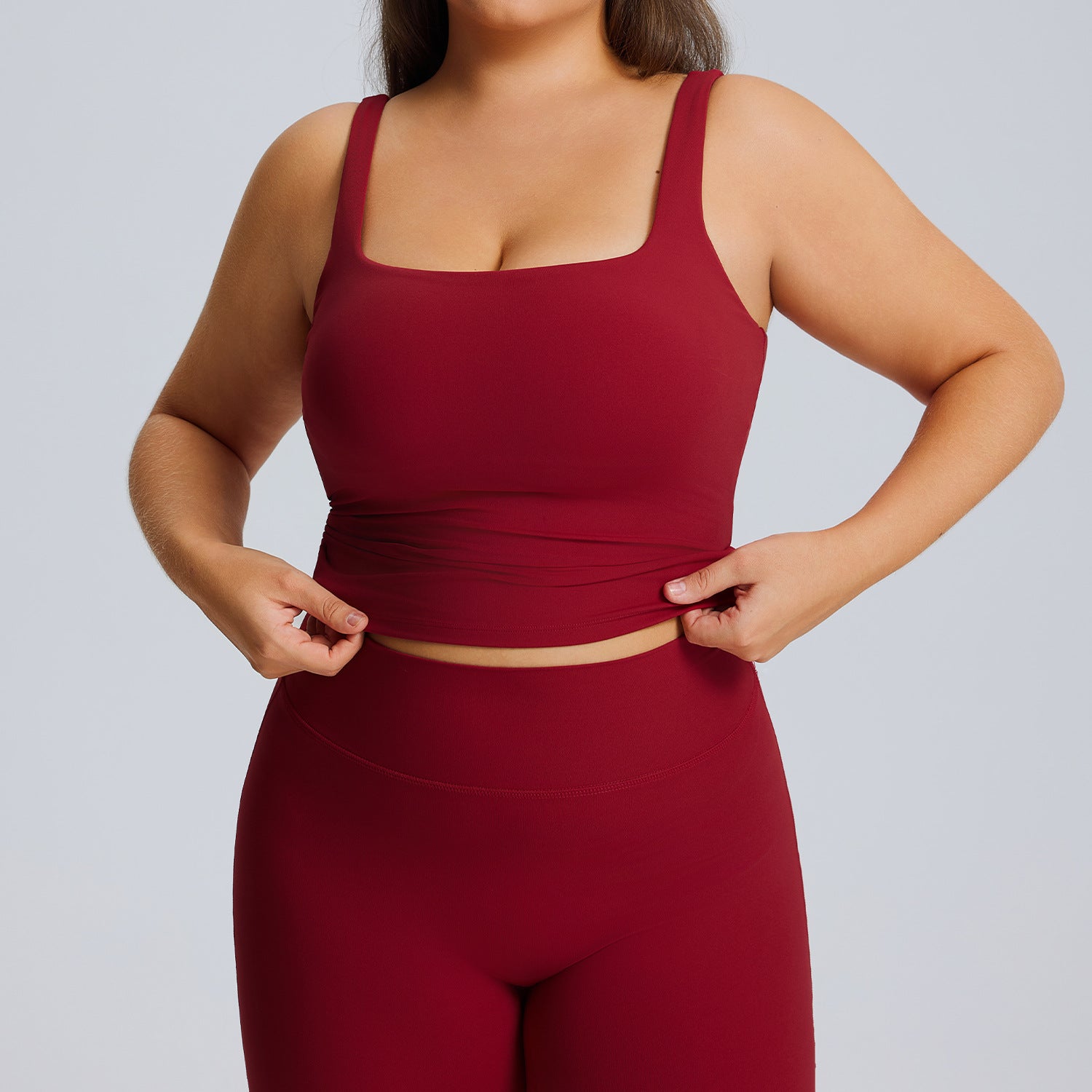 Straight yoga suit set sportswear women's outdoor running fitness suit set