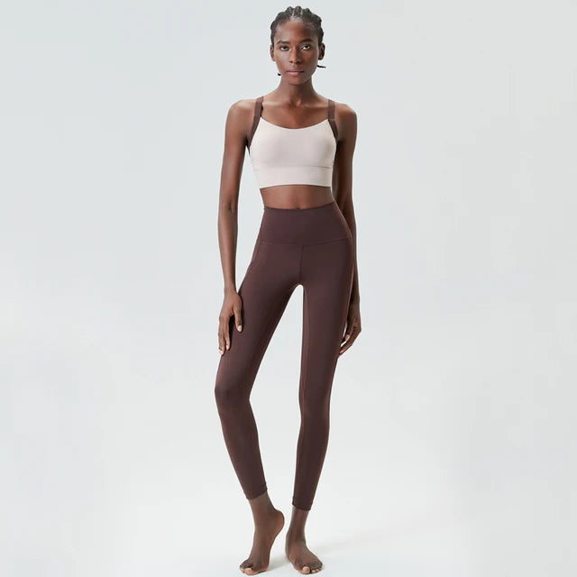 Yoga suit set two-piece fitness sportswear tight fitting base coat