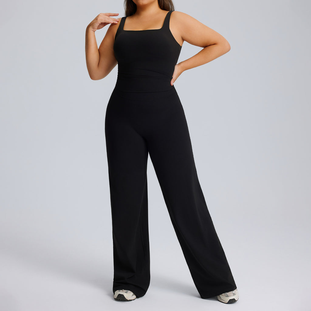 Straight yoga suit set sportswear women's outdoor running fitness suit set