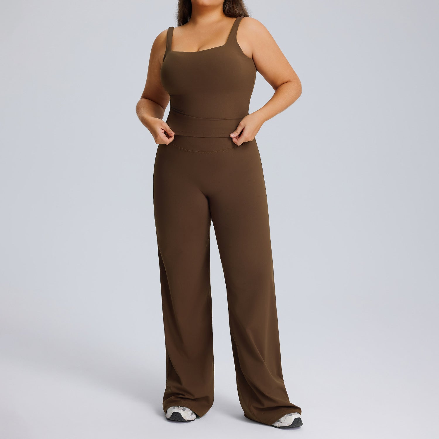 Straight yoga suit set sportswear women's outdoor running fitness suit set