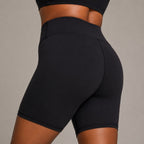 Women’s Seamless Yoga Set – Sleeveless Top And Shorts