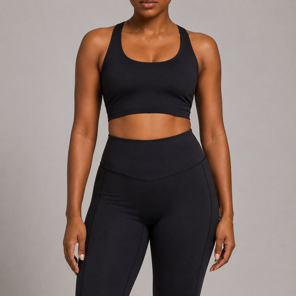 Women’s Seamless Yoga Set With Sports Bra And Leggings