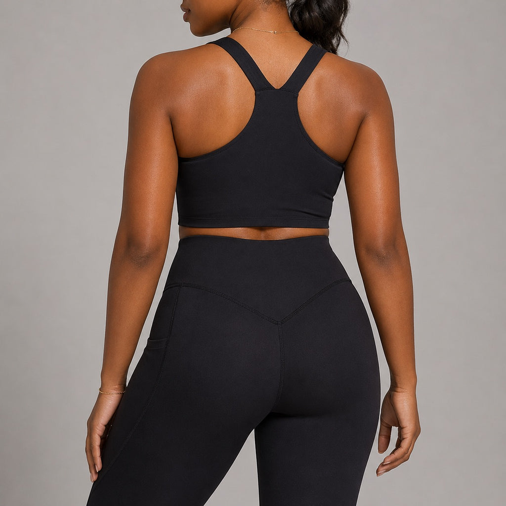 Women’s Seamless Yoga Set With Sports Bra And Leggings