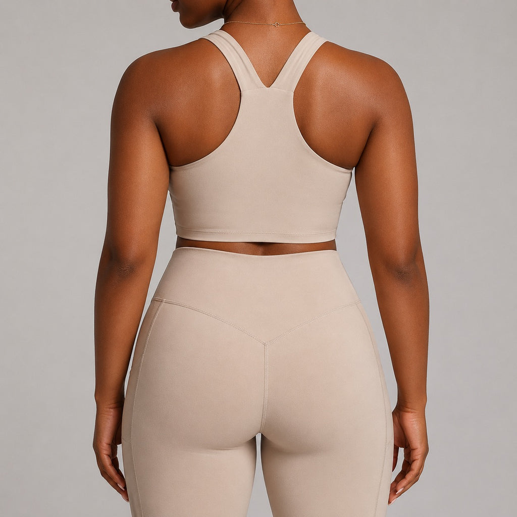 Women’s Seamless Yoga Set With Sports Bra And Leggings