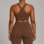 Women’s Seamless Yoga Set With Sports Bra And Leggings
