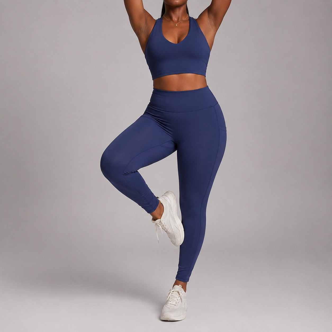 Women’s Seamless Yoga Set With Sports Bra And Leggings