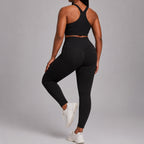 Women’s Seamless Yoga Set With Sports Bra And Leggings