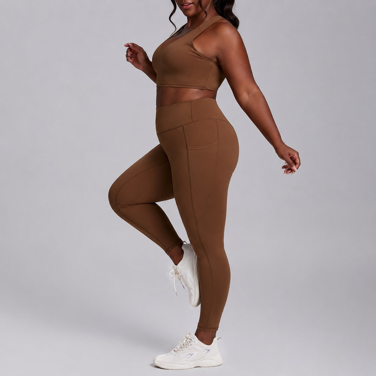 Women’s Seamless Yoga Set With Sports Bra And Leggings