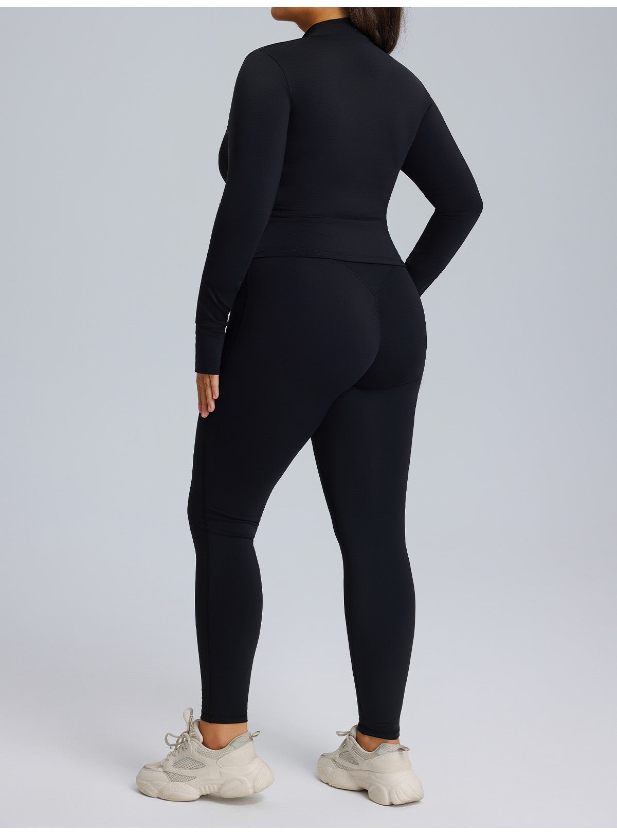 Women’s 3-Piece Yoga Set With Long-Sleeve Jacket