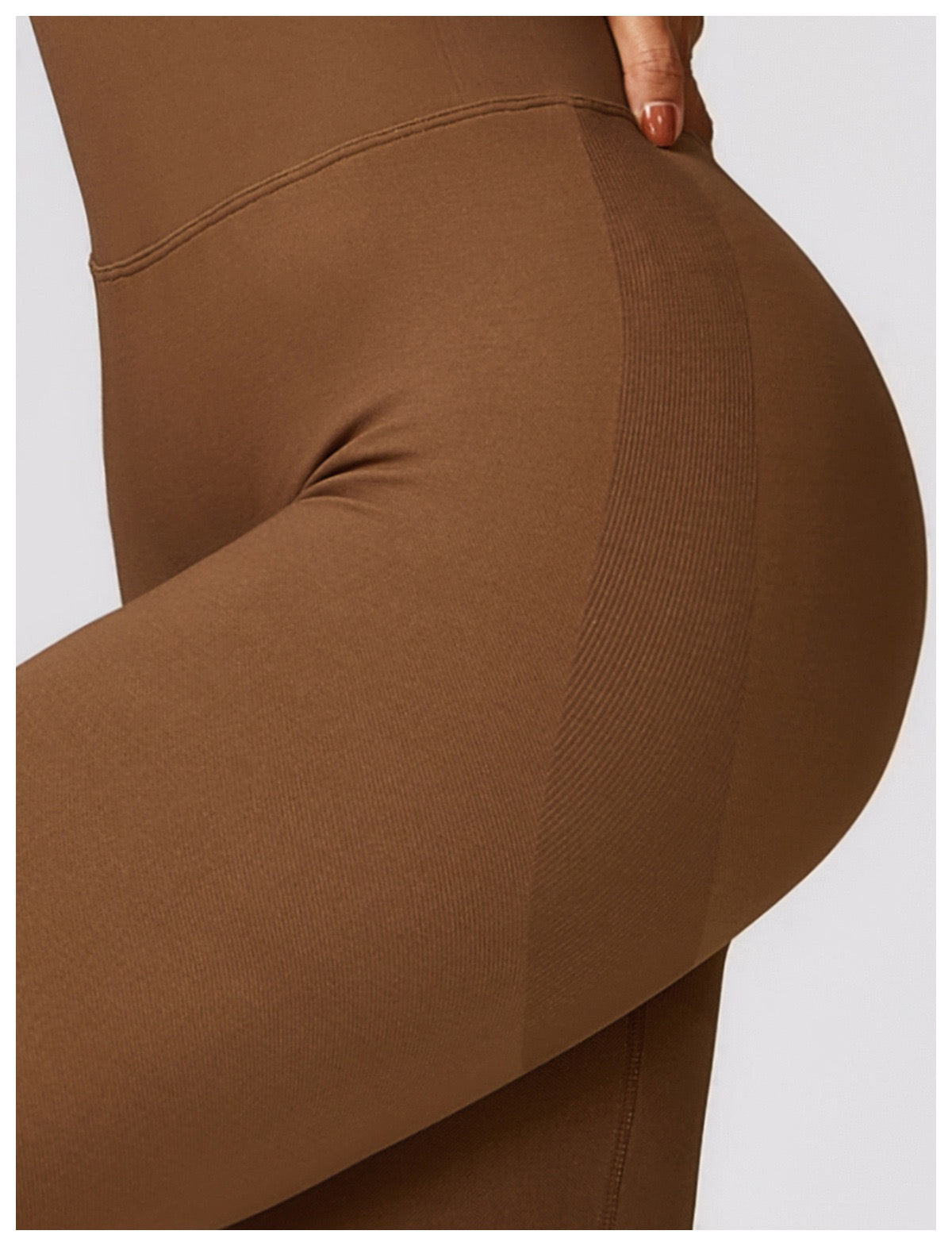 Seamless Backless Yoga Jumpsuit With Sculpting Fit