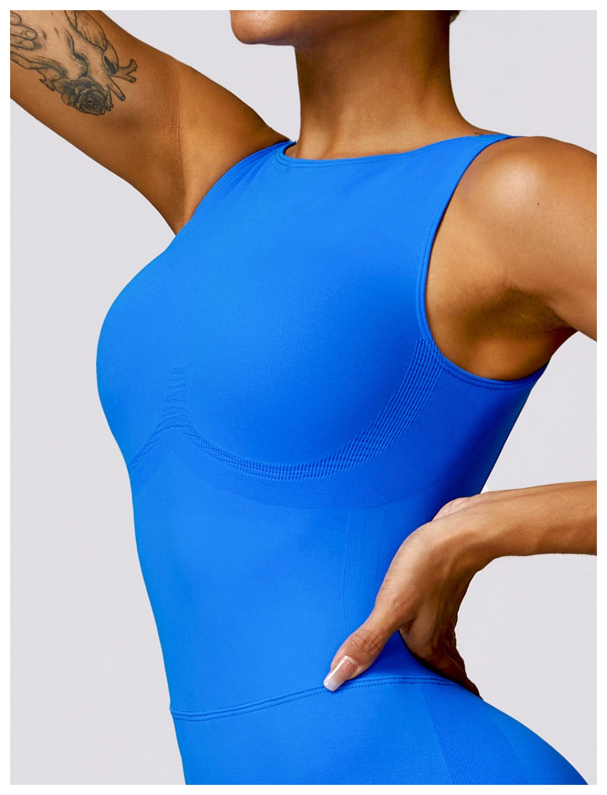 Seamless Backless Yoga Jumpsuit With Sculpting Fit
