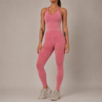 Women’s Seamless Yoga Set – Moisture-Wicking 2 Piece