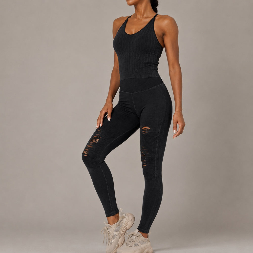 Women’s Seamless Yoga Set – Moisture-Wicking 2 Piece