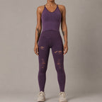 Women’s Seamless Yoga Set – Moisture-Wicking 2 Piece
