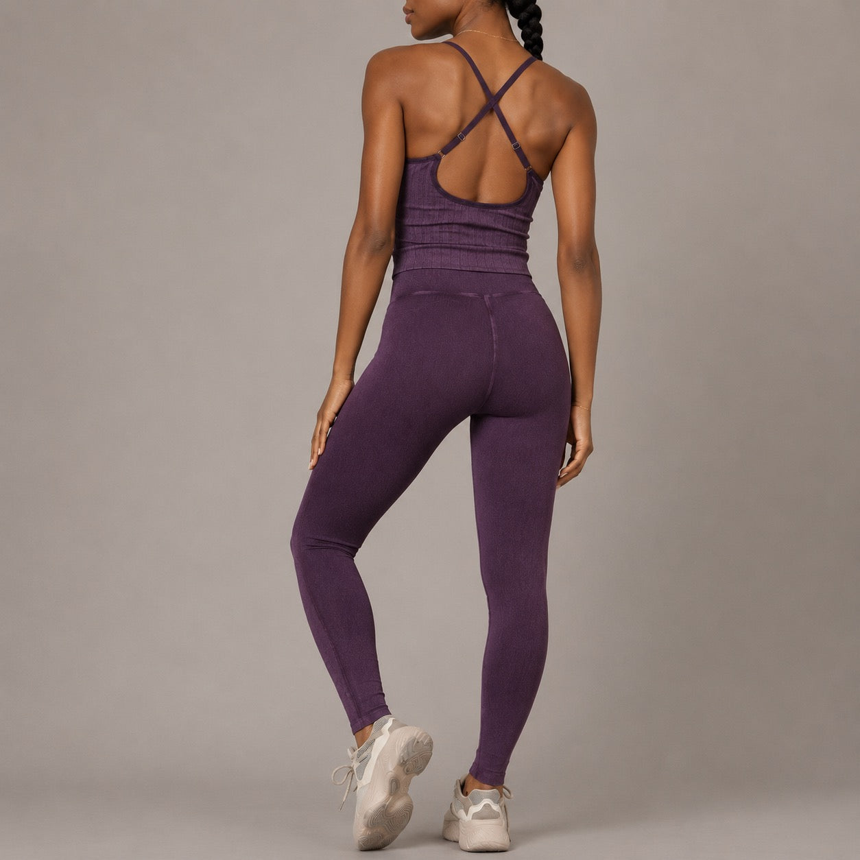 Women’s Seamless Yoga Set – Moisture-Wicking 2 Piece