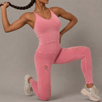 Women’s Seamless Yoga Set – Moisture-Wicking 2 Piece