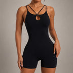 Crisscross Spaghetti Strap Romper – Stretchy One-Piece