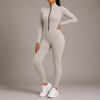 Women’s Seamless One-Piece Yoga Jumpsuit – Quick Dry