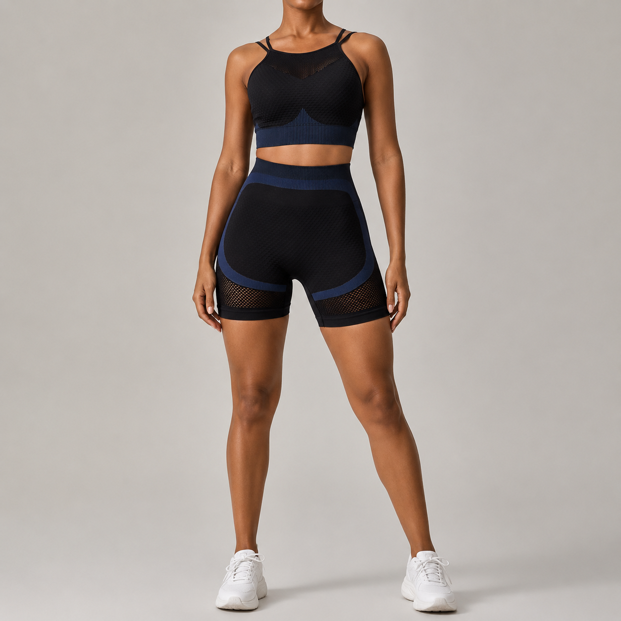 Women’s Seamless Yoga Outfit Set – Moisture-Wicking