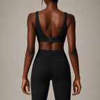Women’s 3-Piece Yoga Outfit Set – Quick-Dry Nylon