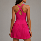 Women’s Tennis Dress with Built-In Bra and Shorts