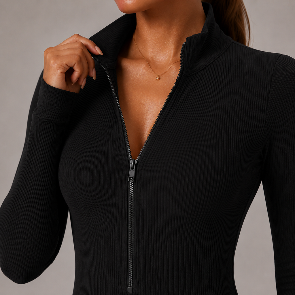 Women’s Seamless One-Piece Yoga Jumpsuit – Quick Dry