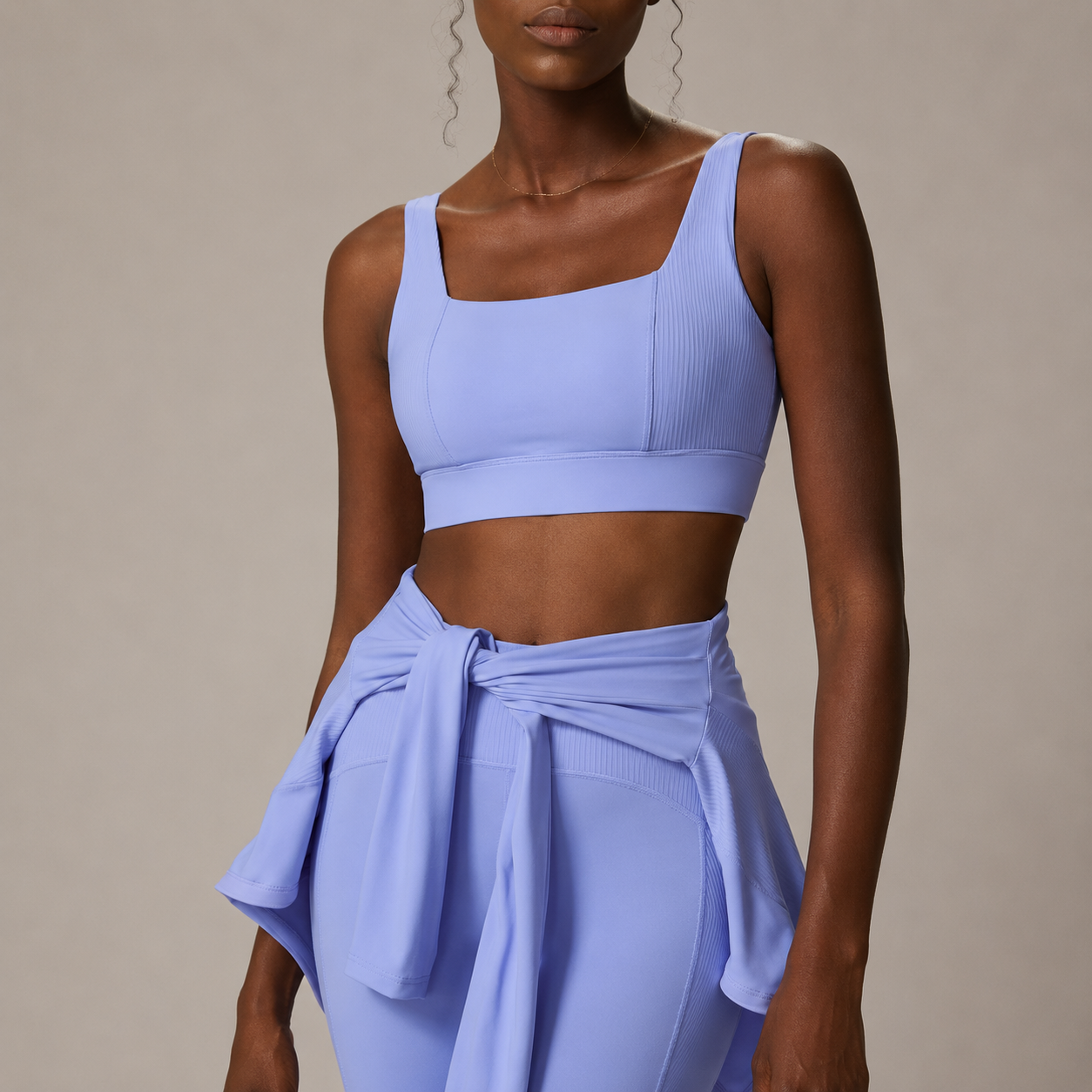 Women’s 3-Piece Yoga Outfit Set – Quick-Dry Nylon